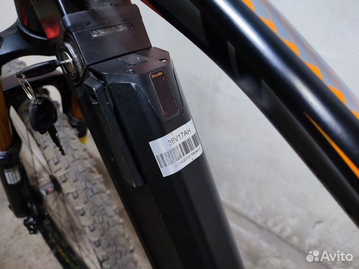 Электровелосипед найнер двухподвес с кареточным