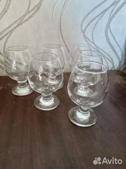 Бокалы 6 штук