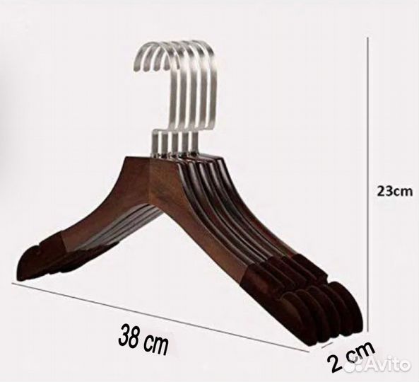 Эксклюзивные деревянные вешалки плечики