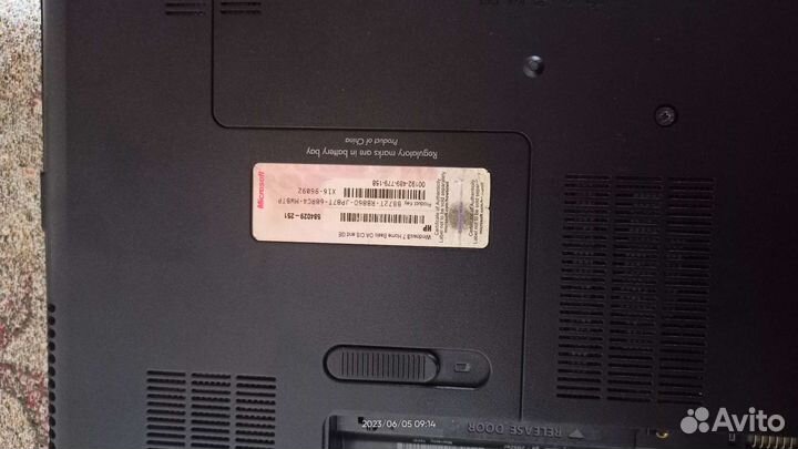 Ноутбук hp pavilion g6 рабочий