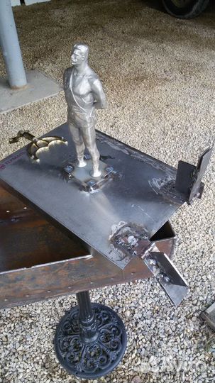 Барбекю мангал чугун эксклюзив Иван Поддубный