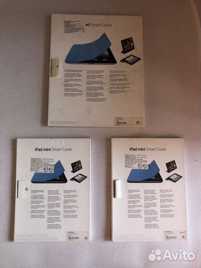 Чехол для iPad Smart Cover новый голубой