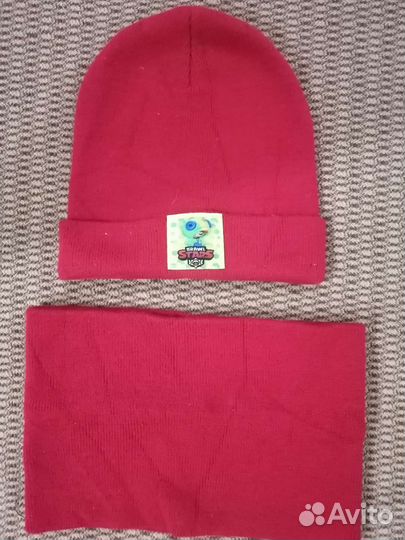 Комплект шапка и снуд детский