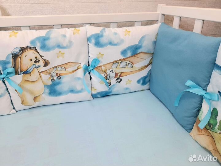 Бортики в детскую кроватку