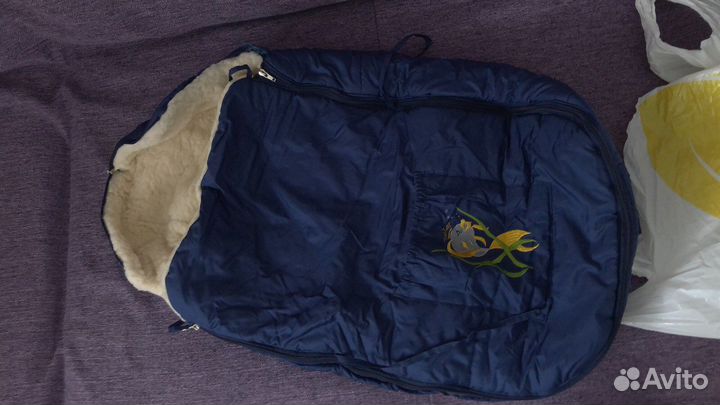 Конверт детский овчинка