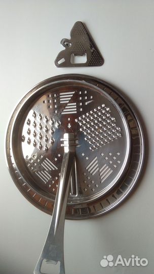 Терка, ручка-держатель, кольцо zepter+открывалка