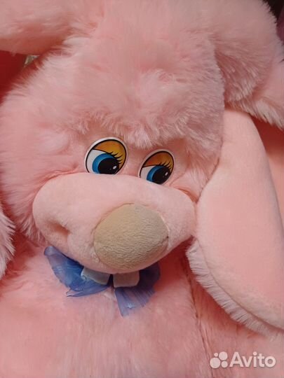 Мягкая игрушка заяц.большой интерьерный