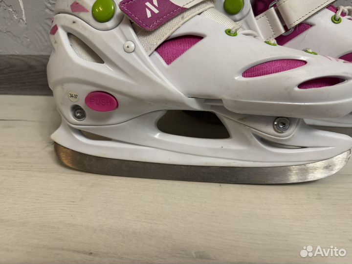 Коньки детские раздвижные 34 37