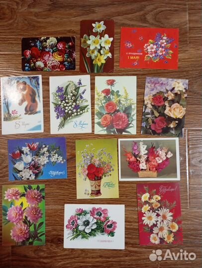 Открытки СССР чистые