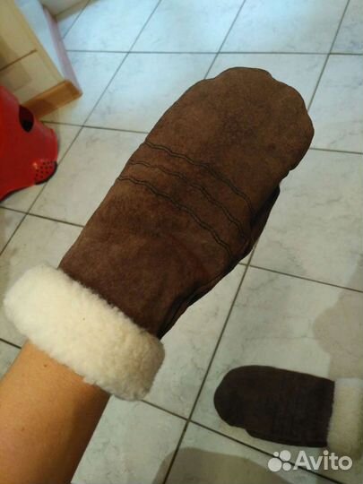 Варежки/рукавицы замшевые,Винтажные
