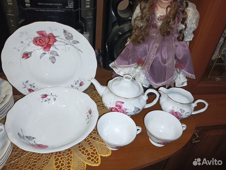 Сервиз чайный Роза