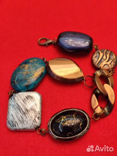 Браслеты, бижутерная часть от платков Foxtrot