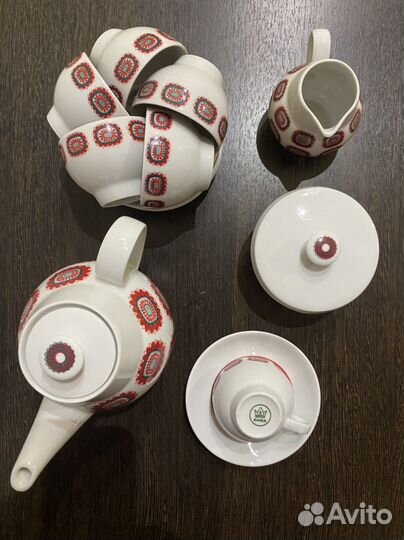 Кофейный сервиз гдр, чайно-кофейный и чайник