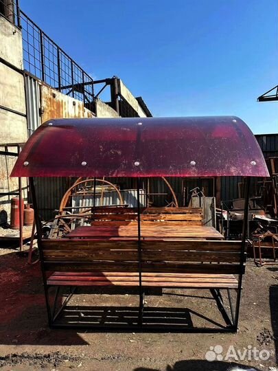 Беседка из поликарбоната для дачи