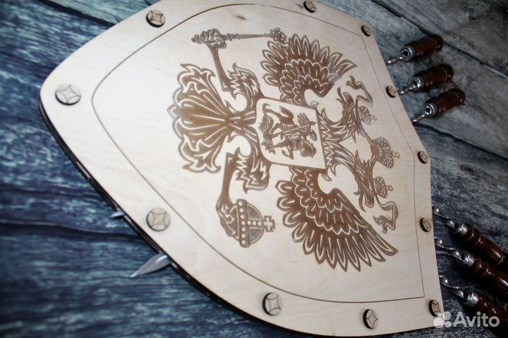 Держатель для шампуров настенный