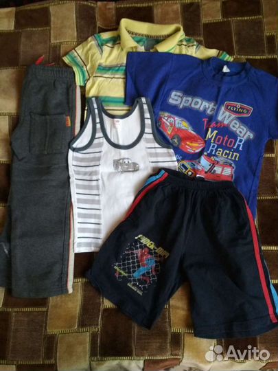 Одежда пакетом на мальчика 3-4 года