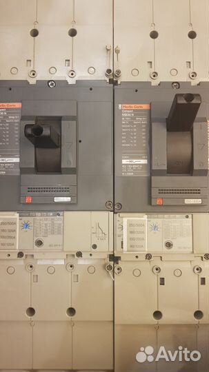 Автоматические выключатели Merlin Gerin 16-630A