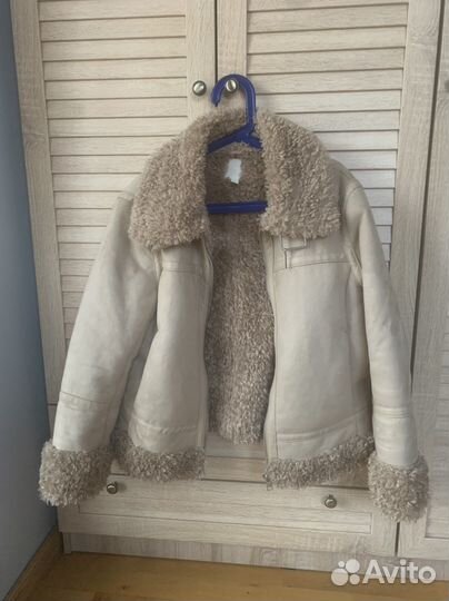 Дубленка из искуственного меха H&M