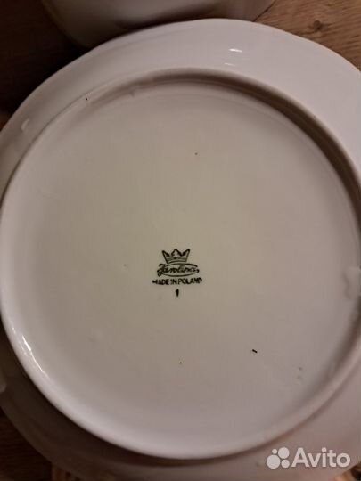 Масленка икорница винтаж Польша