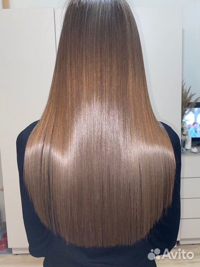 Кератиновое выпрямление волос,ботокс волос,бикси
