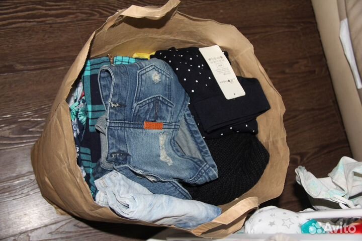 Большой пакет вещей на девушку 44р