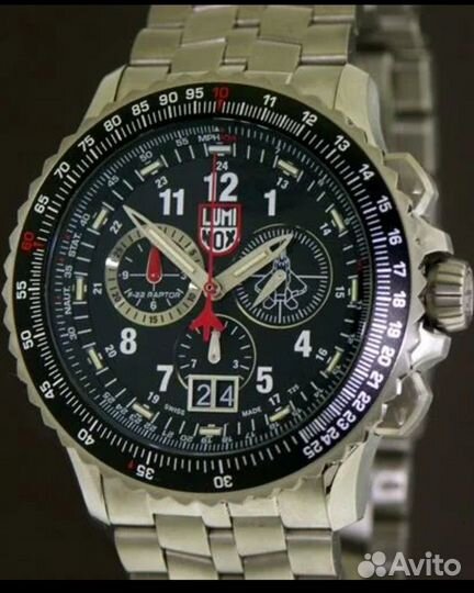 Титановые часы Luminox Raptor 22 (Швейцария)