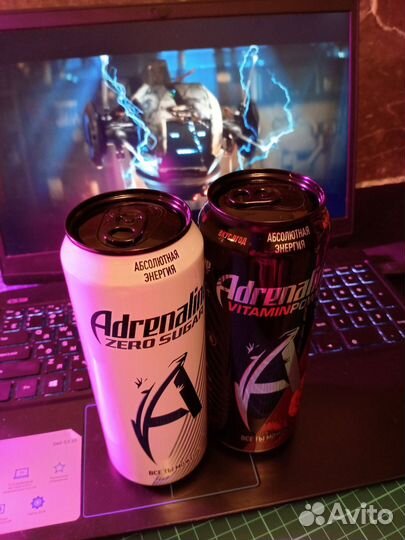 Энергетические напитки Адреналин