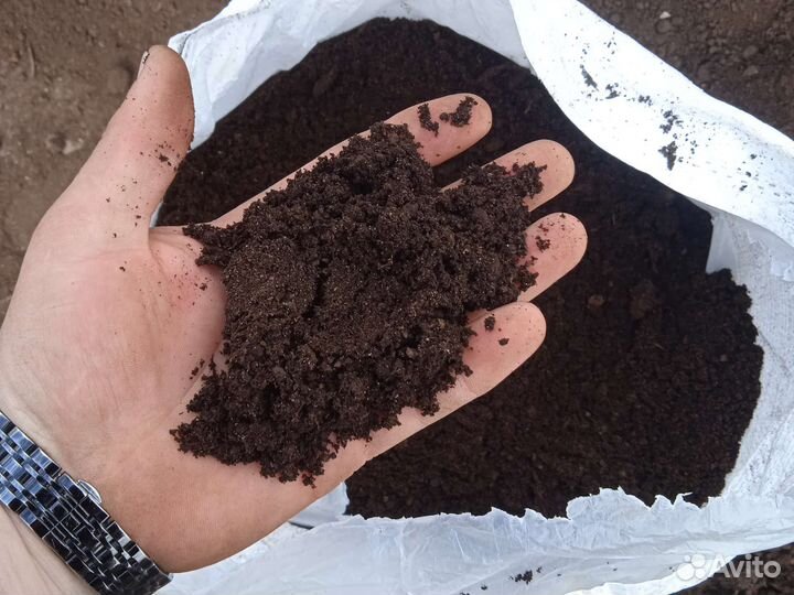 Земля плодородная черная. Чернозем