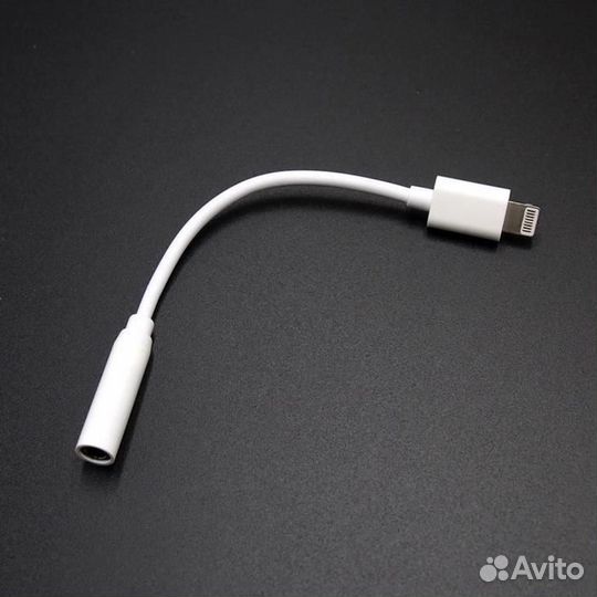 Переходник Lightning 8PIN x Audio/AUX No Name JH00