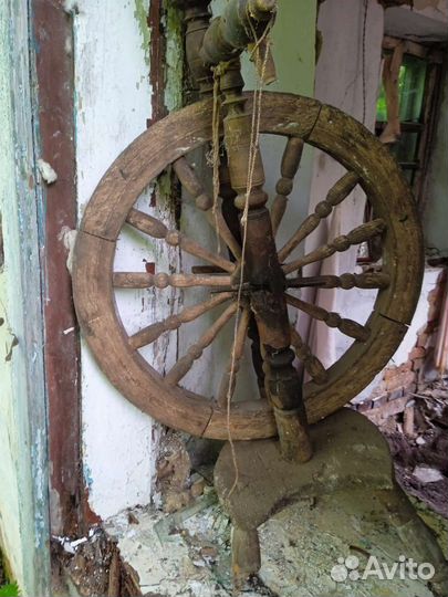 Прялка деревянная старинная