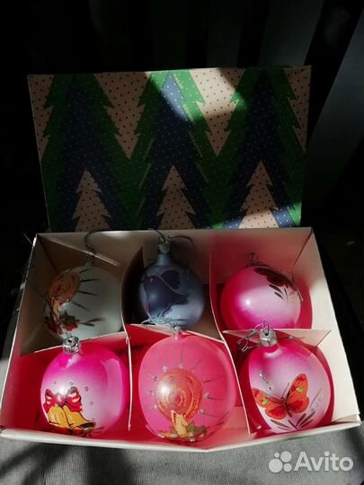 Набор елочных шаров СССР