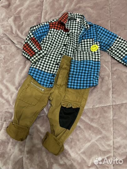 Рубашка и брюки на мальчика 18 мес
