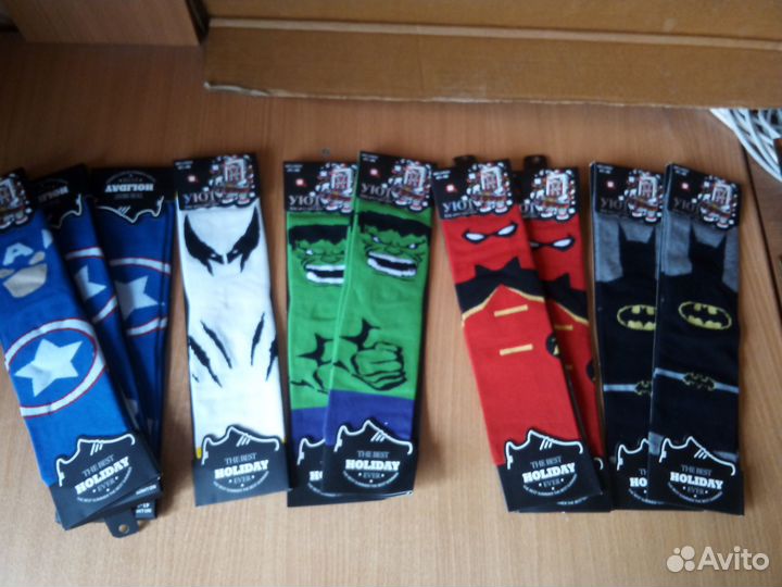 Носки супергерои marvel dc