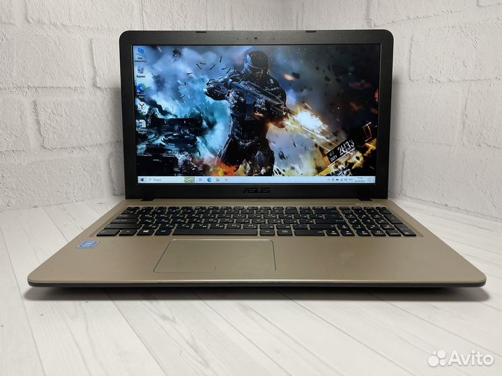 Игровой ноутбук Asus intеl/4ядра/MX110/SSD