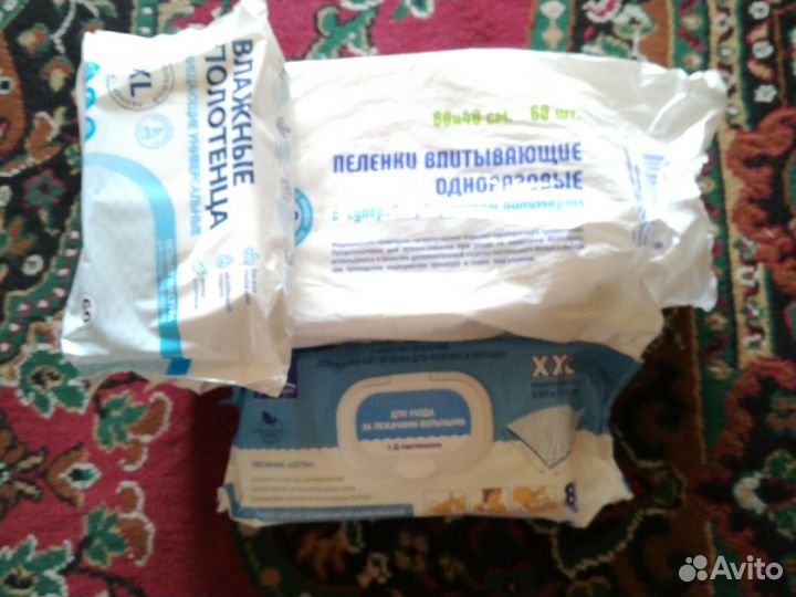 Пелёнки, салфетки