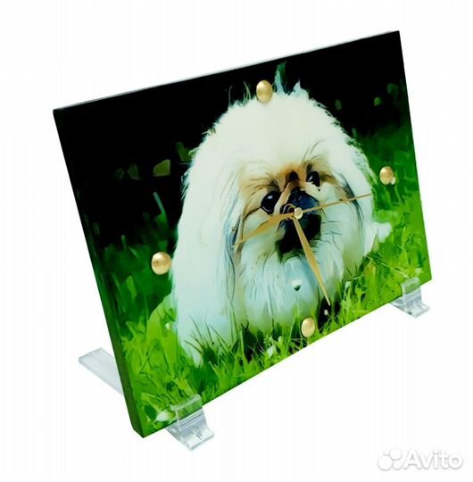 Декоративные часы пекинес 1