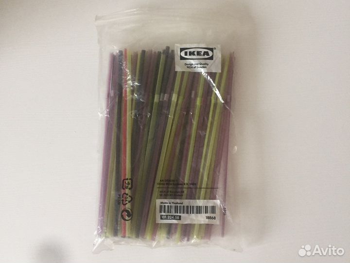 Трубочки для коктейля Икея 70 шт