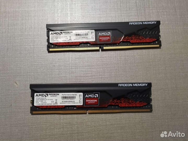 Radeon r7 8gb x2 оперативная память
