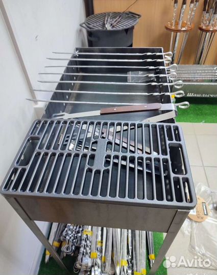 Чугунная решетка гриль