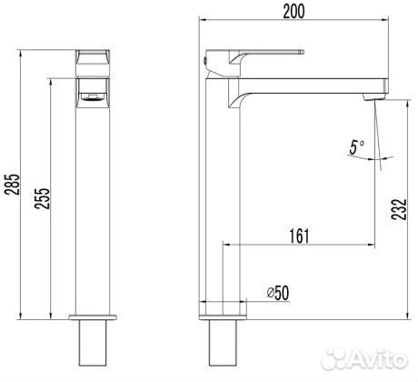 Смеситель для раковины Lemark lm1509c Хром