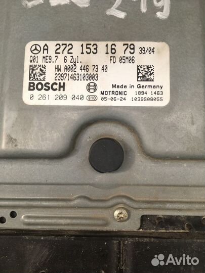 Блок управления двс Mercedes-Benz Cls-Class W219