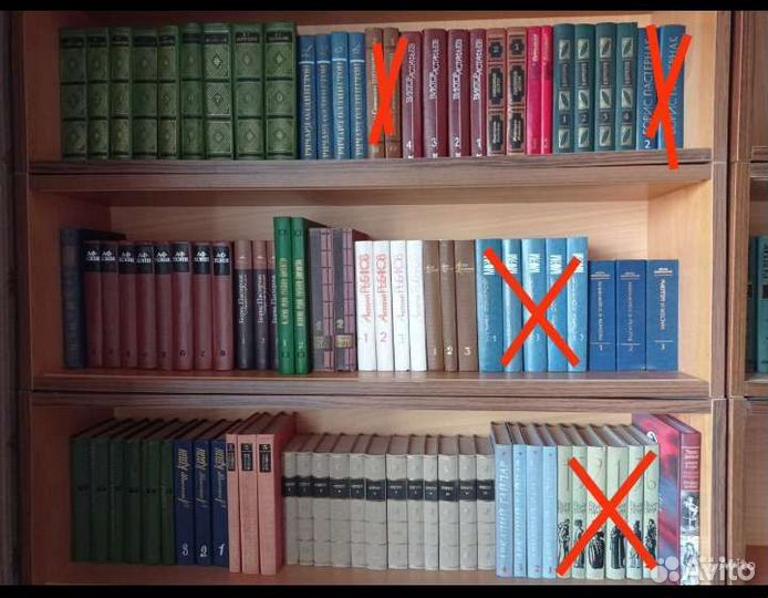 Шишков в 8 т Некрасов 10 т и др