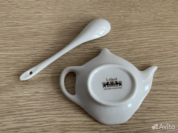 Lefard подставка под чайный пакетик и ложка