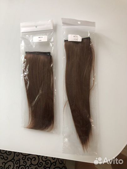 Волосы на заколках искусственные