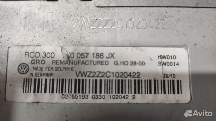 Магнитола фольксваген