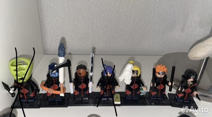Lego фигурки наруто акацуки коноха итачи
