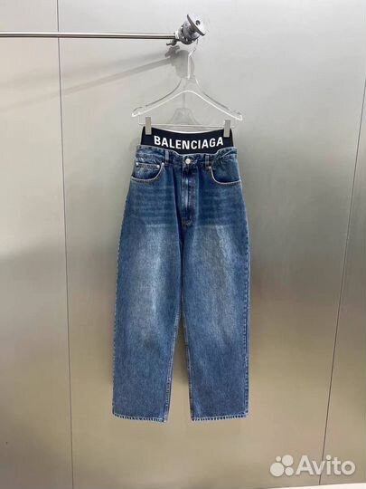 Джинсы Balenciaga на резинке