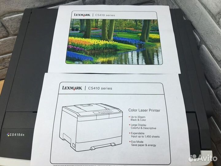 Цветной лазерный принтер Lexmark cs410dn.Гарантия