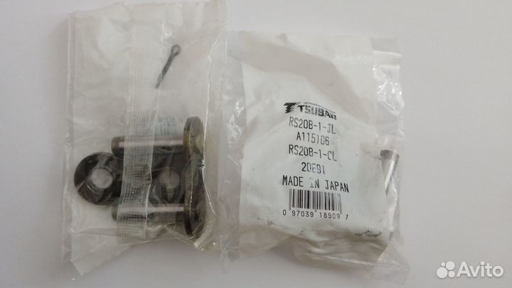 Цепи приводные Tsubaki RS20в-1,12В-1,10В-1, 08В