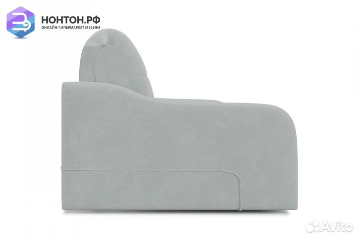 Диван аккордеон Лидер светло-серый